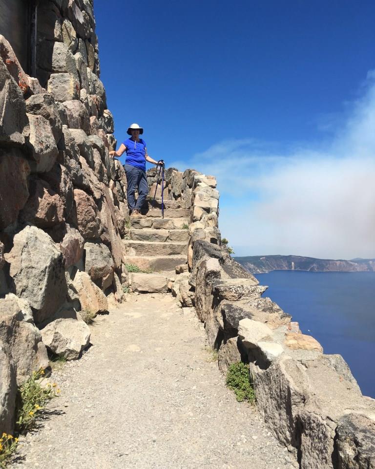 Crater Lake National Park Watchman Lookout Trail