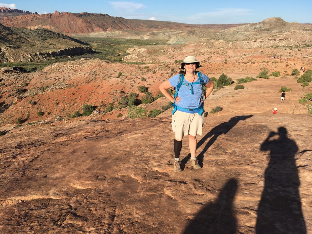 Delicate Arch trail Arches National Park