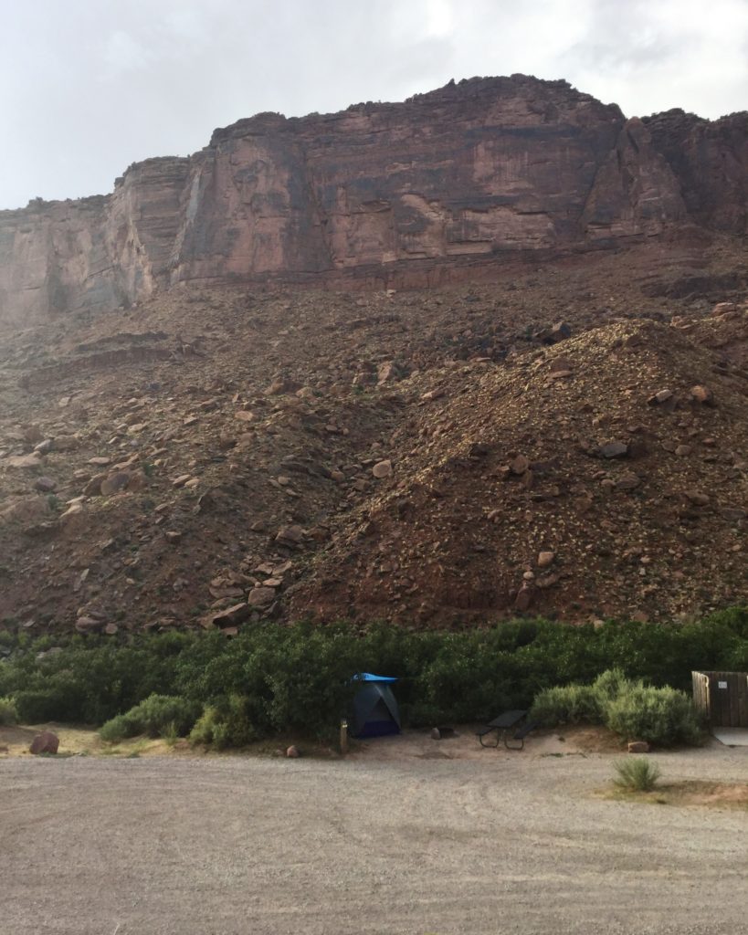 Hal Canyon camp site Moab Utah