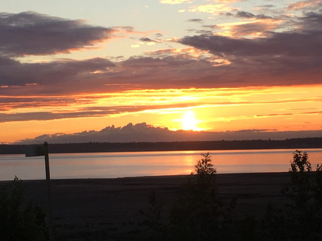Sunset in Anchorage