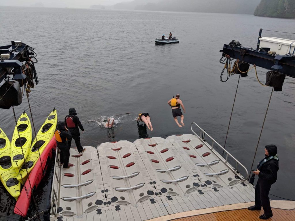 Polar Plunge off the Safari Endeavor
