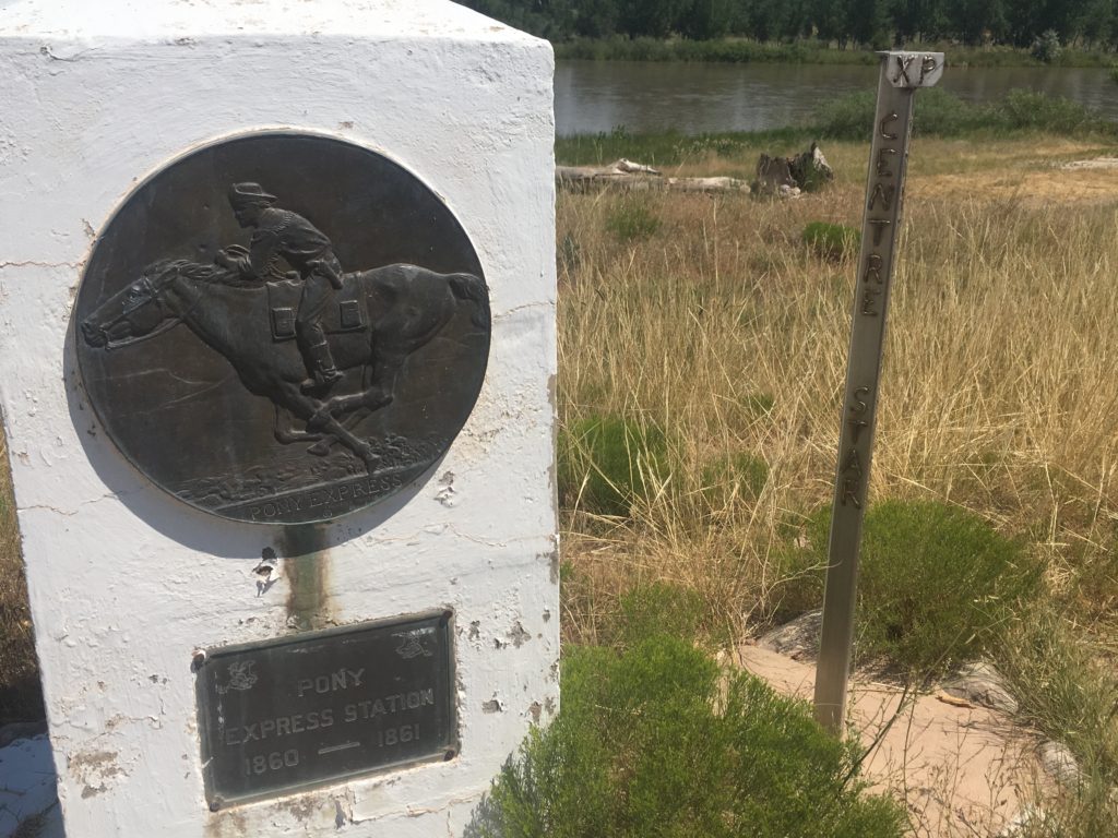 Pony Express Marker, Guernsey