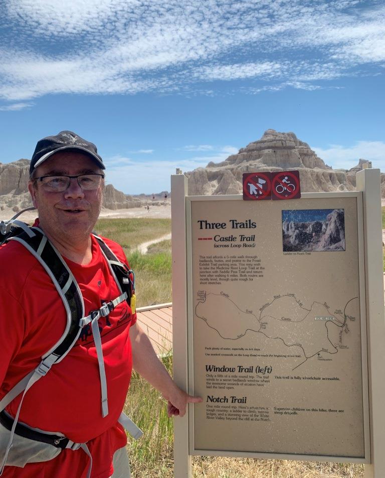 Badlands National Park Hiking Notch Trail