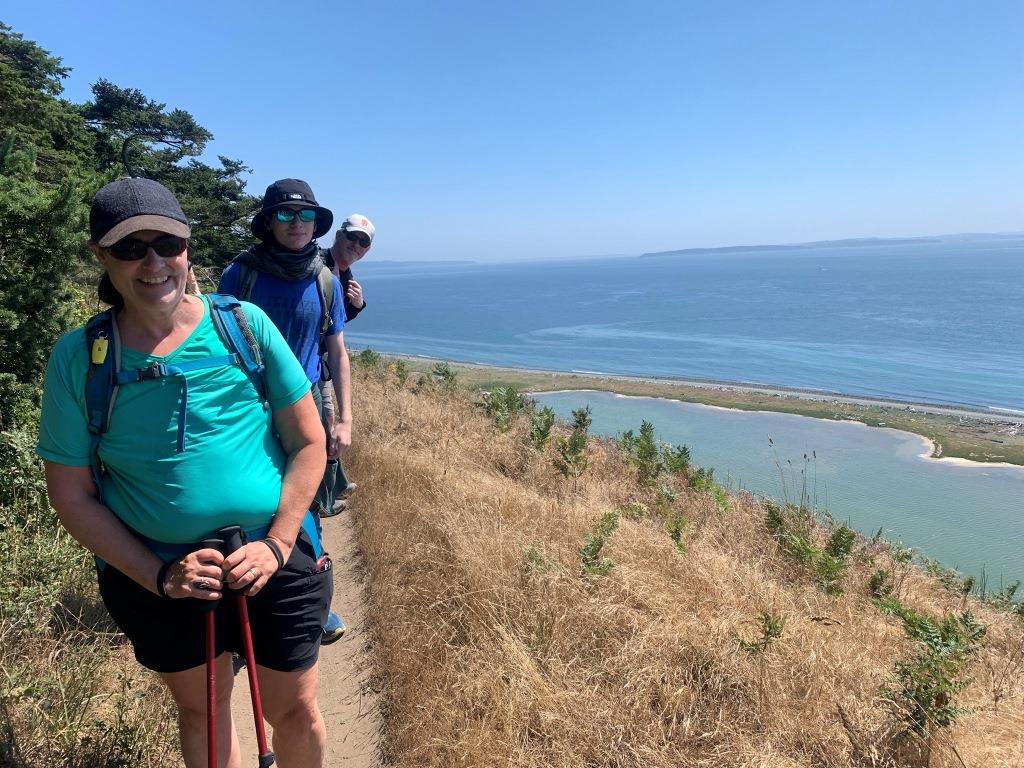 Bluff Trail Whidbey Island. San Juan Islands