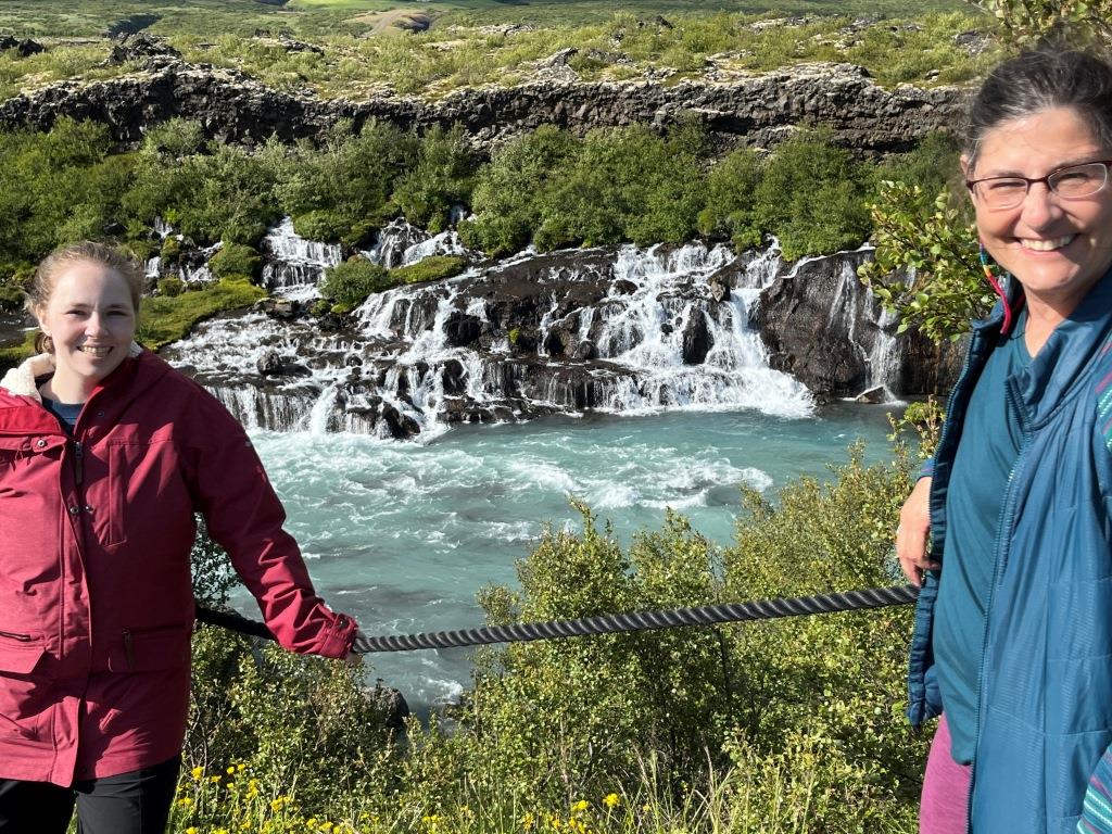 Hraunfossar waterfall