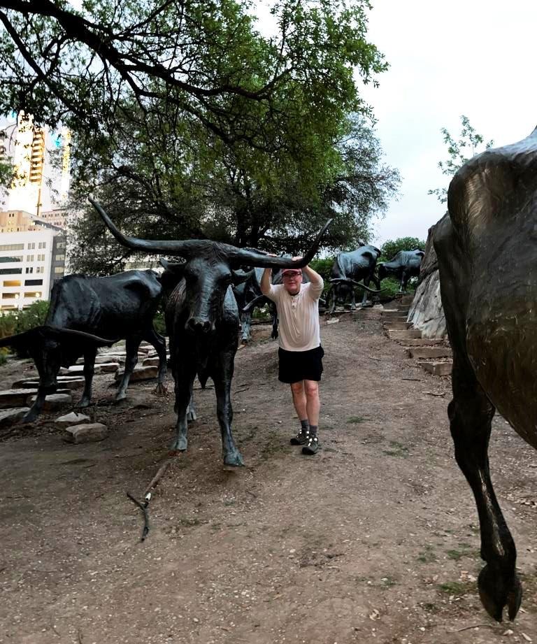 Cattle Drive sculptures Dallas