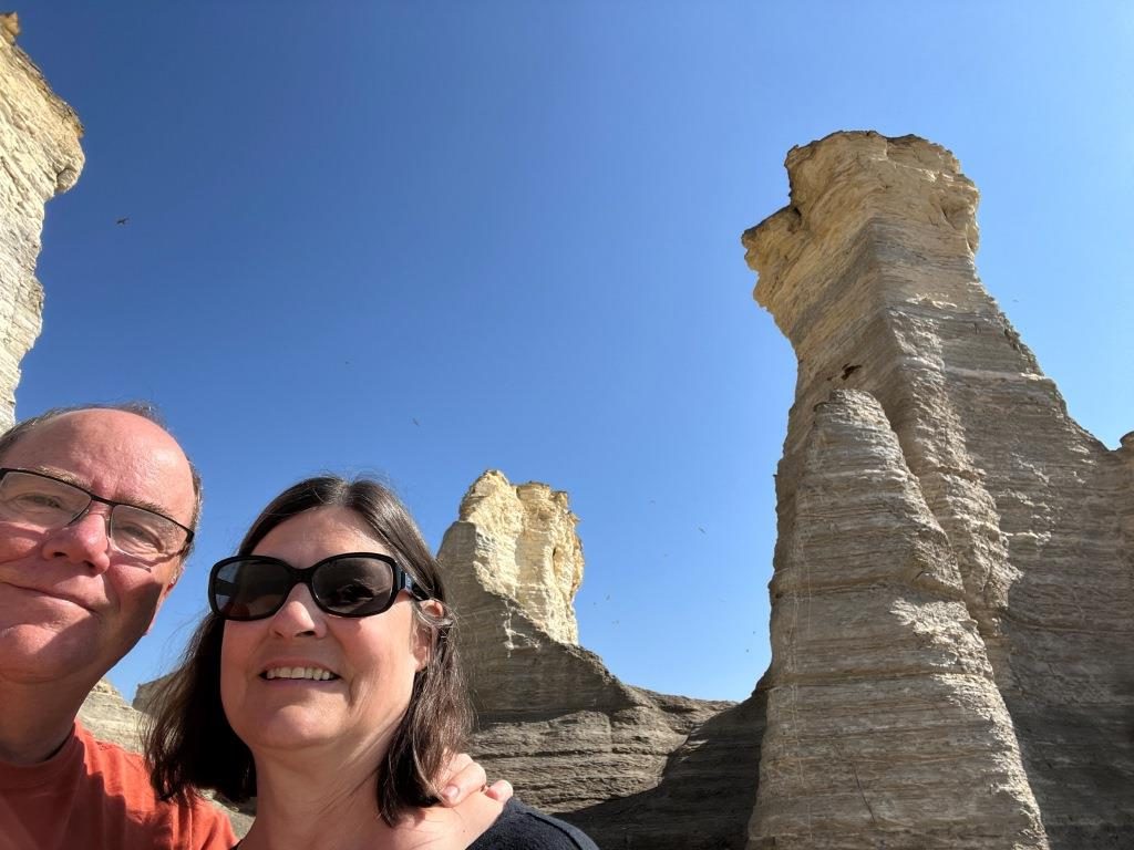 Monument Rocks Chalk Pyramids