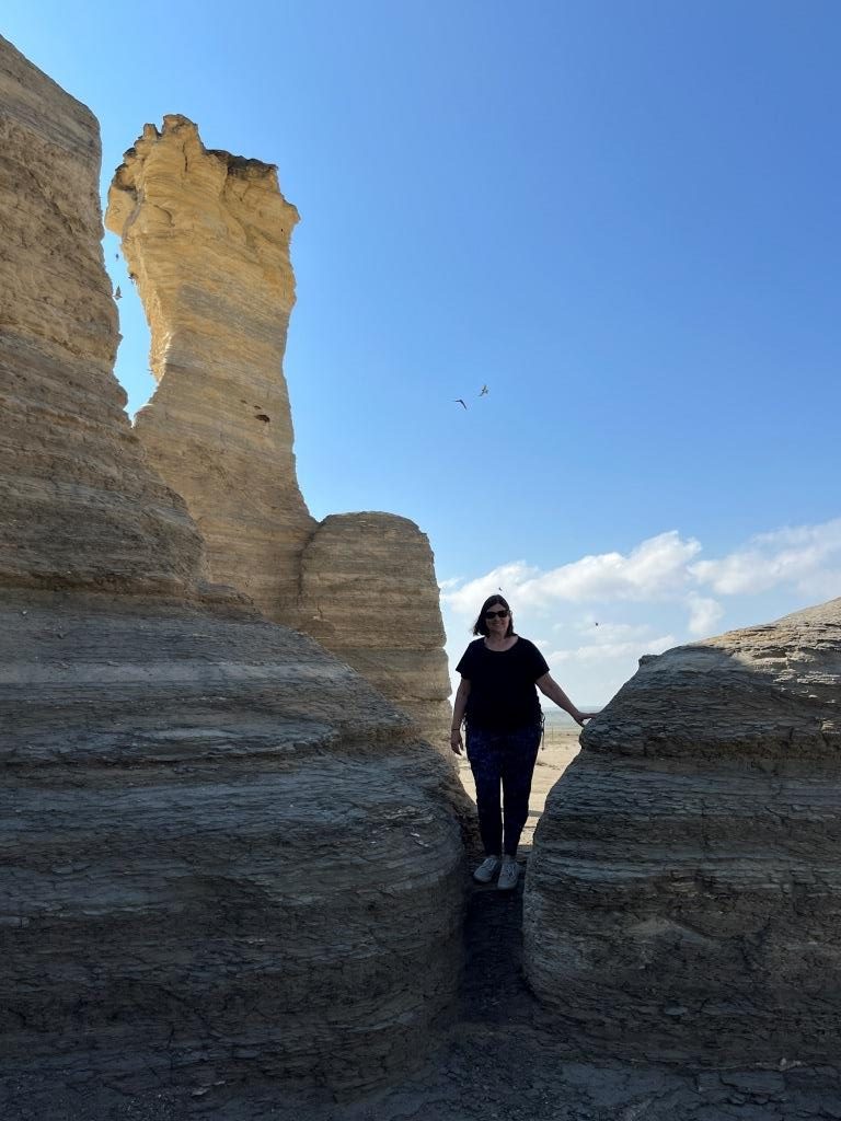 Monument Rocks Chalk Pyramids