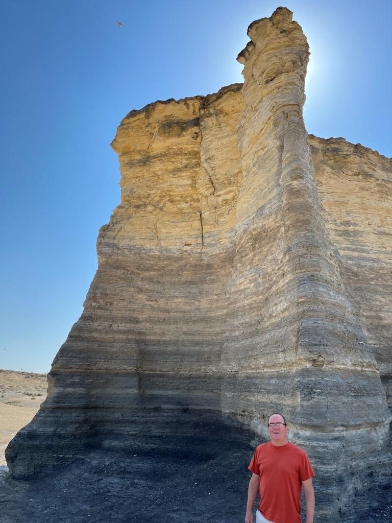 Monument Rocks Chalk Pyramids