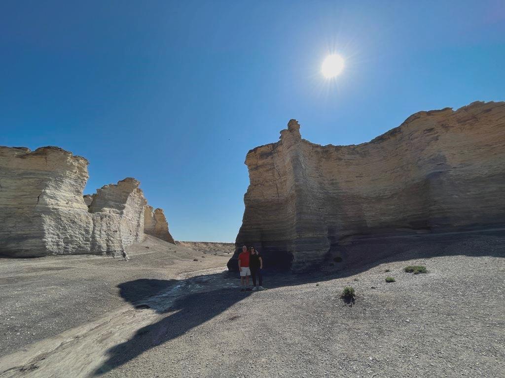 Monument Rocks Chalk Pyramids