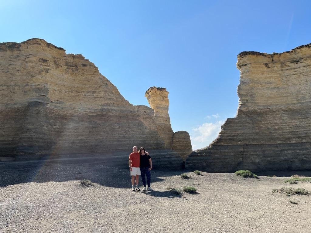 Monument Rocks Chalk Pyramids