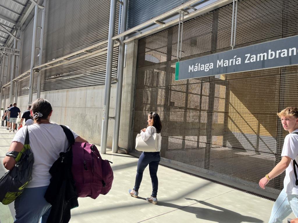Malaga train station Maria Zambrano